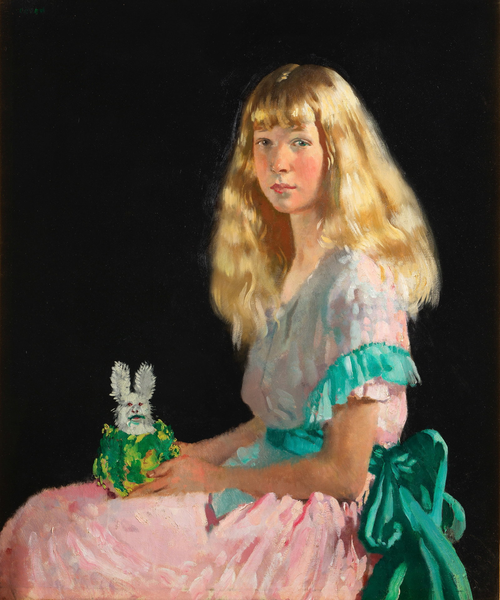Sir William Orpen N.E.A.C., R.A., H.R.H.A. (Irish, 1878-1931) Miss Alexander 96.5 x 81.3 cm. (38... (1 of 1)
