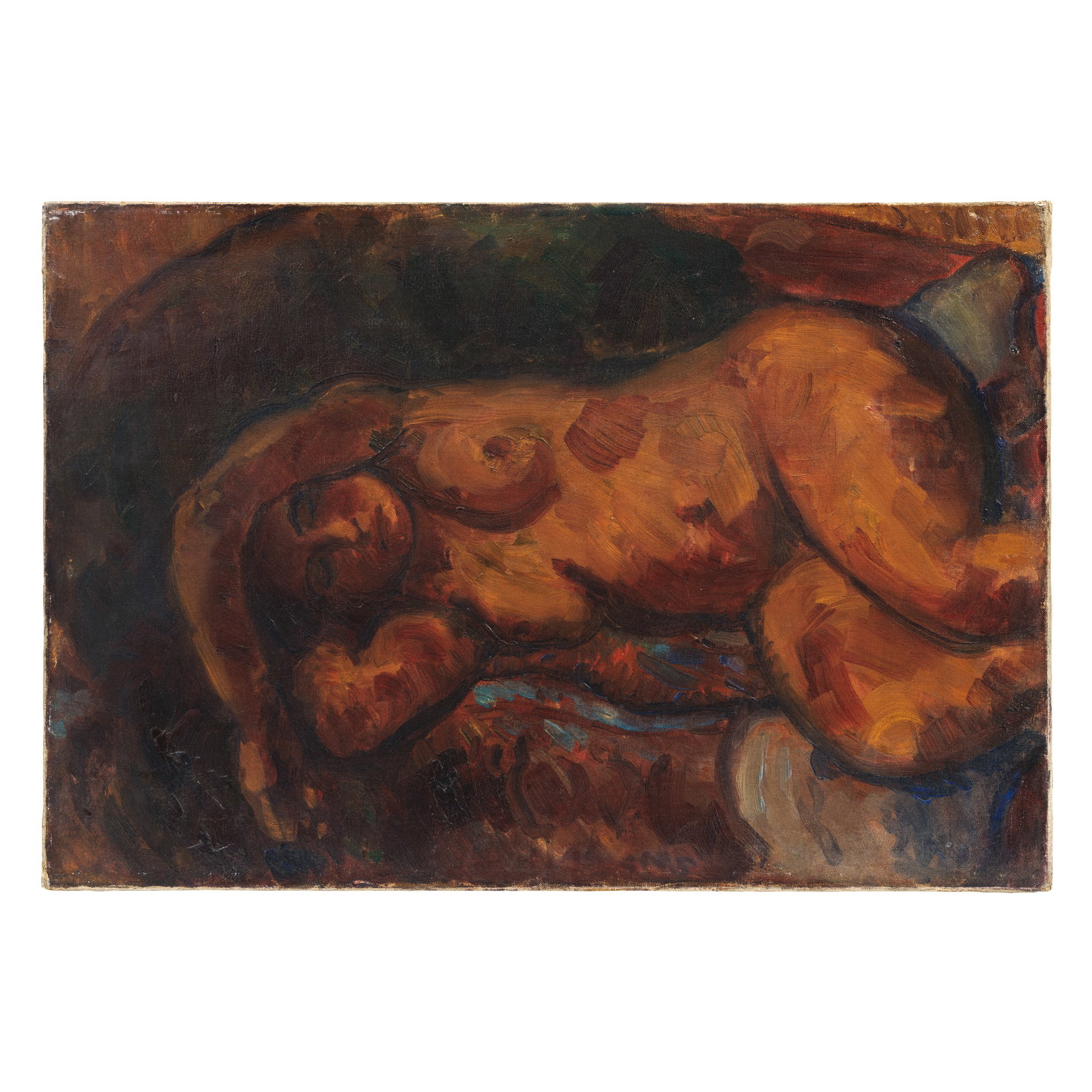 Sir Matthew Smith (British, 1879-1959) Sleeping Model 73.2 x 50 cm. (28 3/4 x 19 3/4 in.) (Paint... (1 of 1)