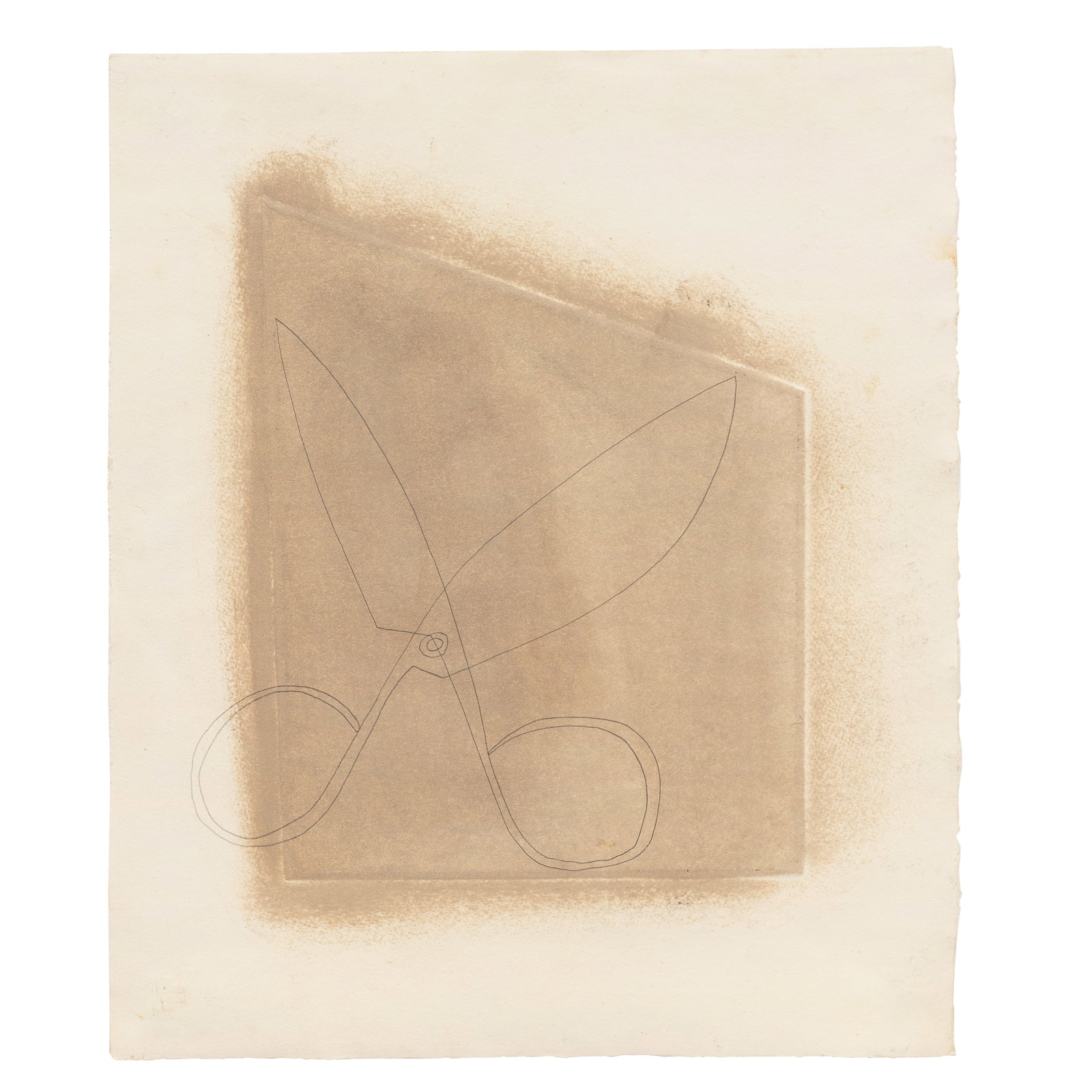 Ben Nicholson O.M. (British, 1894-1982) (Scissors) Variation on a Theme No. 3 38.1 x 31.8 cm. (1... (1 of 1)