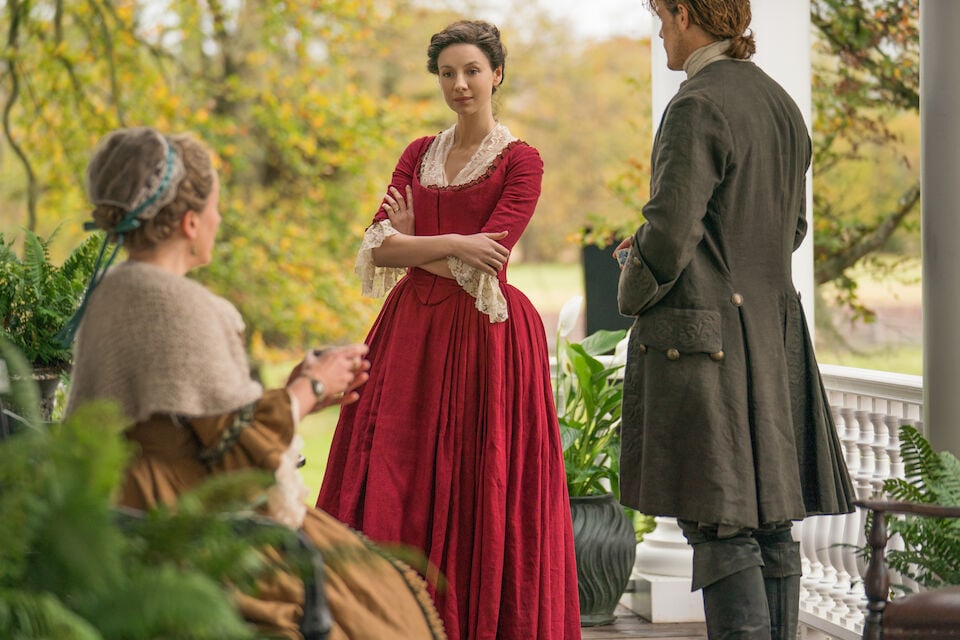 Claire's red dress, worn at River Run Season 4, Episode 2, 'Do No Harm' 3 - 2