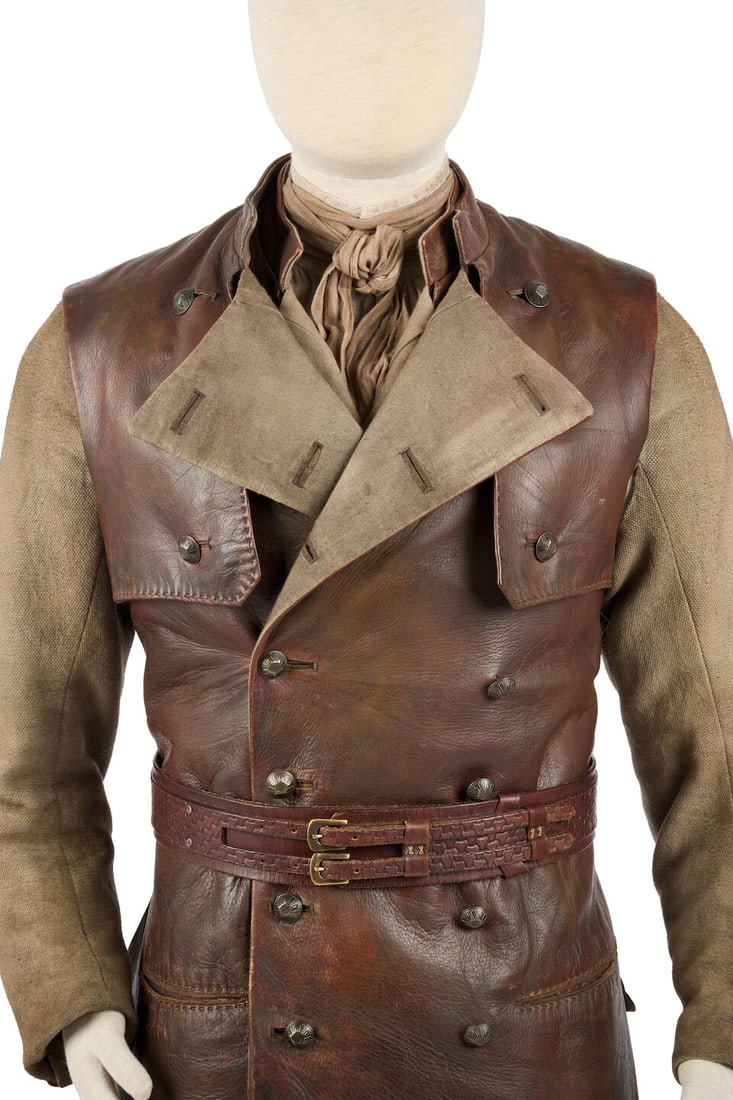 Jamie's leather daywear worn at Fraser's Ridge Season 8, Episode 7, 'Evidence Of Things Not Seen' 6 - 2