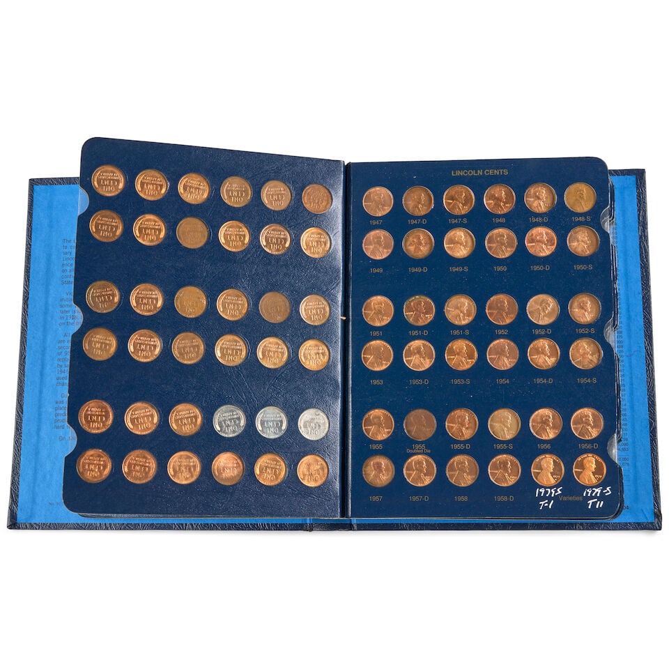 A NEARLY COMPLETE SET OF UNITED STATES LINCOLN CENTS, 1909-2006 INCLUDING SEVERAL KEY DATES AND ... - 2