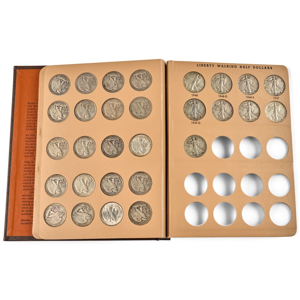 A PARTIAL SET OF UNITED STATES WALKING LIBERTY HALF DOLLARS. - 2