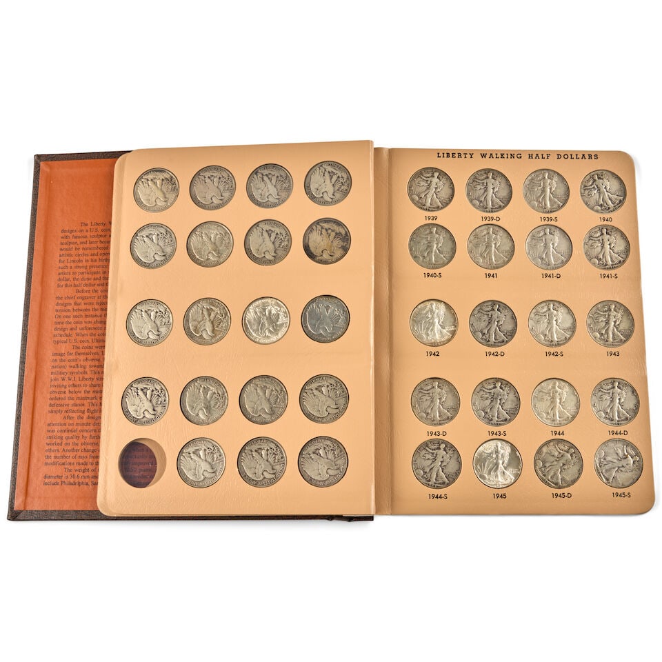 A PARTIAL SET OF UNITED STATES WALKING LIBERTY HALF DOLLARS. - 3