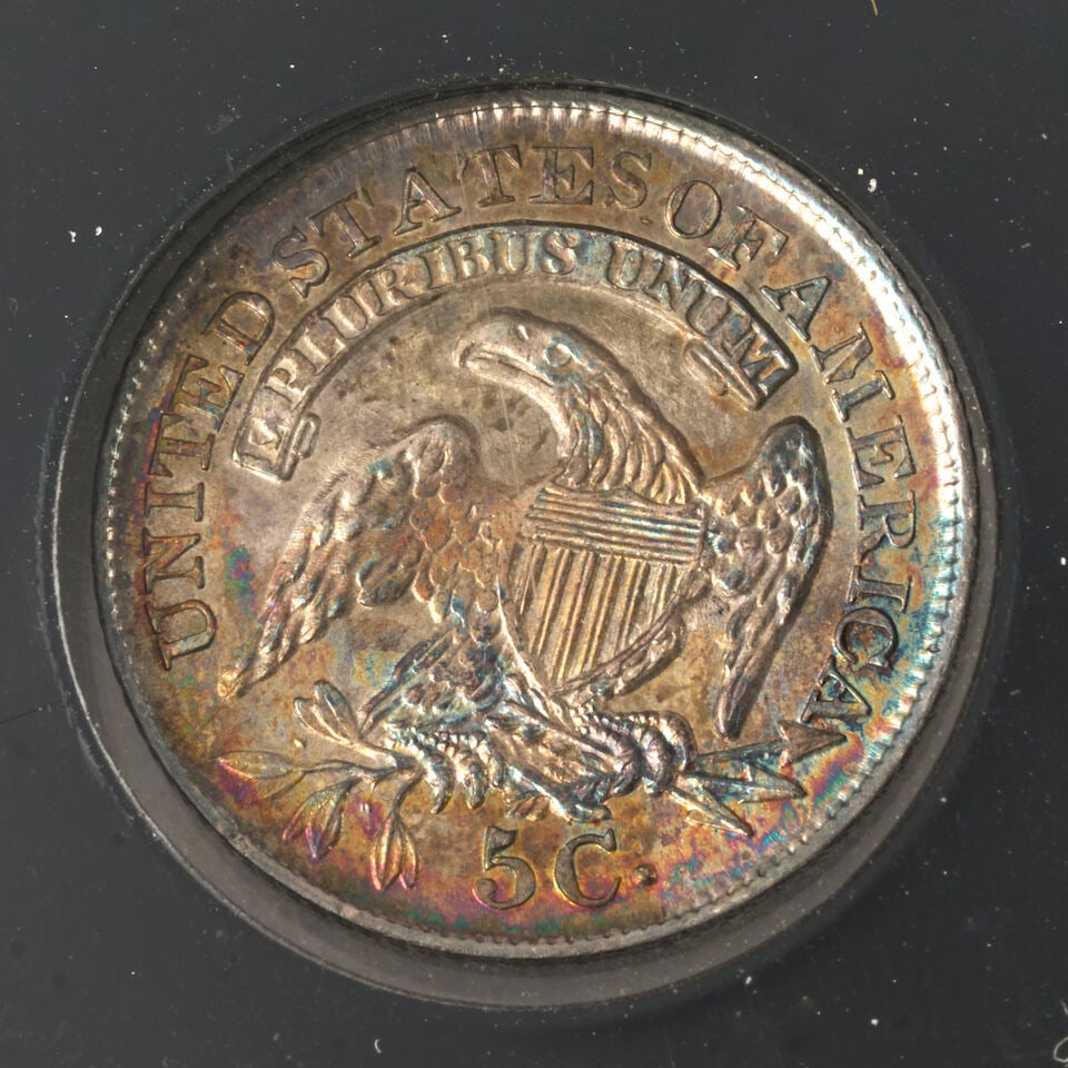 THREE UNITED STATES HALF DIMES. - 3