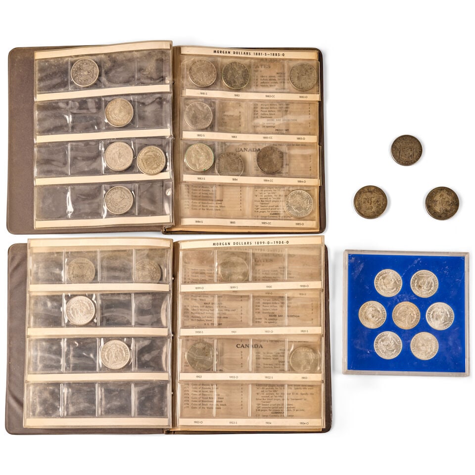 A GROUP OF MOSTLY UNITED STATES MORGAN DOLLARS. - 2