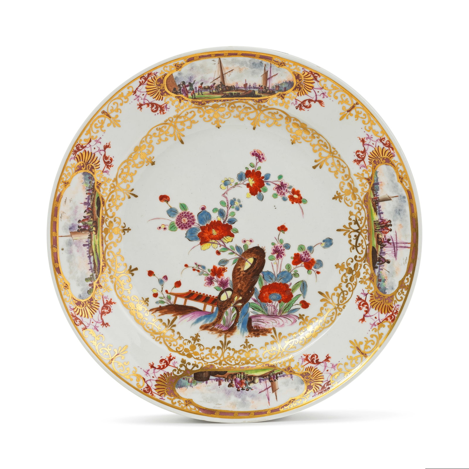 A Meissen circular stand, circa 1730 (1 of 1)