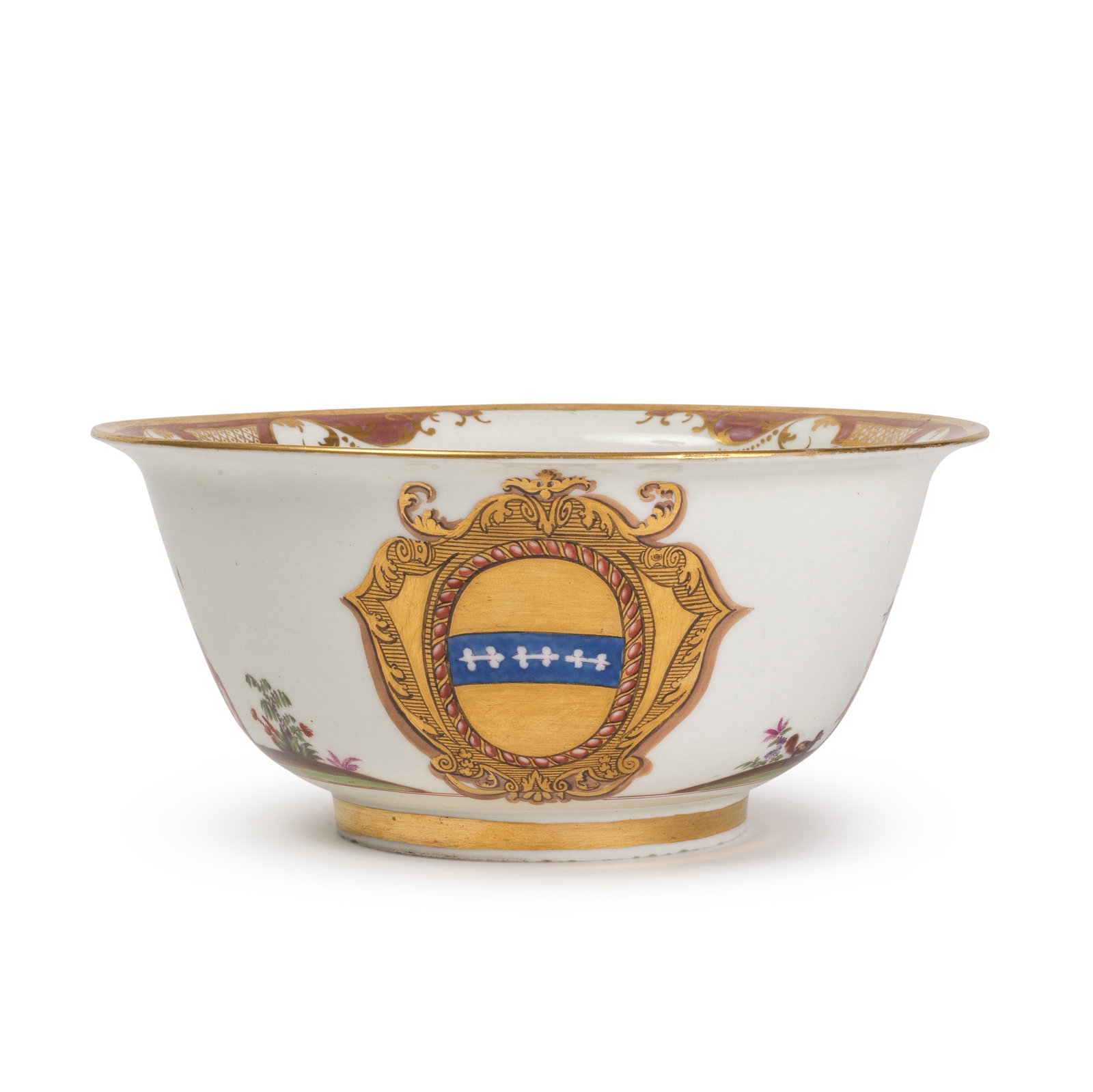 A very rare Meissen armorial waste bowl, circa 1725 (1 of 1)