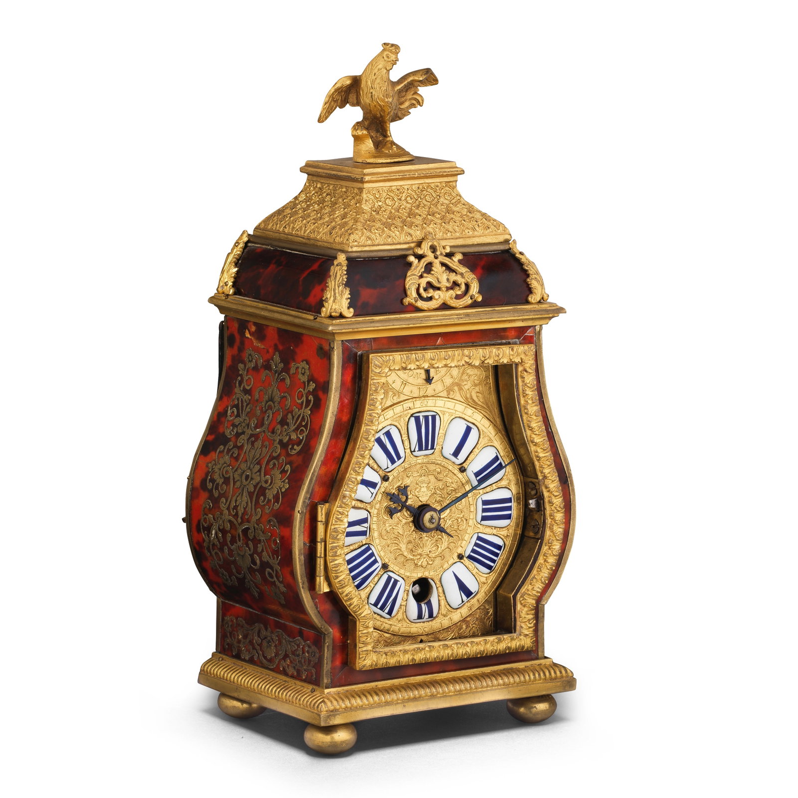 A fine and rare early 18th century French Tête de Poupée quarter repeating table time... (1 of 1)
