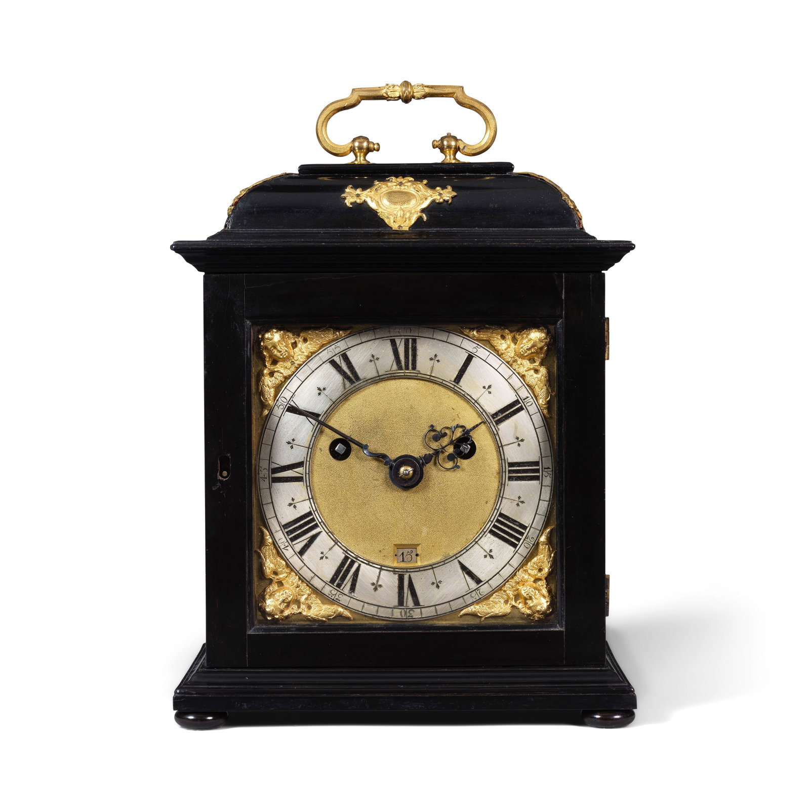 A fine and rare late 17th century ebony veneered Dutch-striking table clock of small size Thomas... (1 of 1)