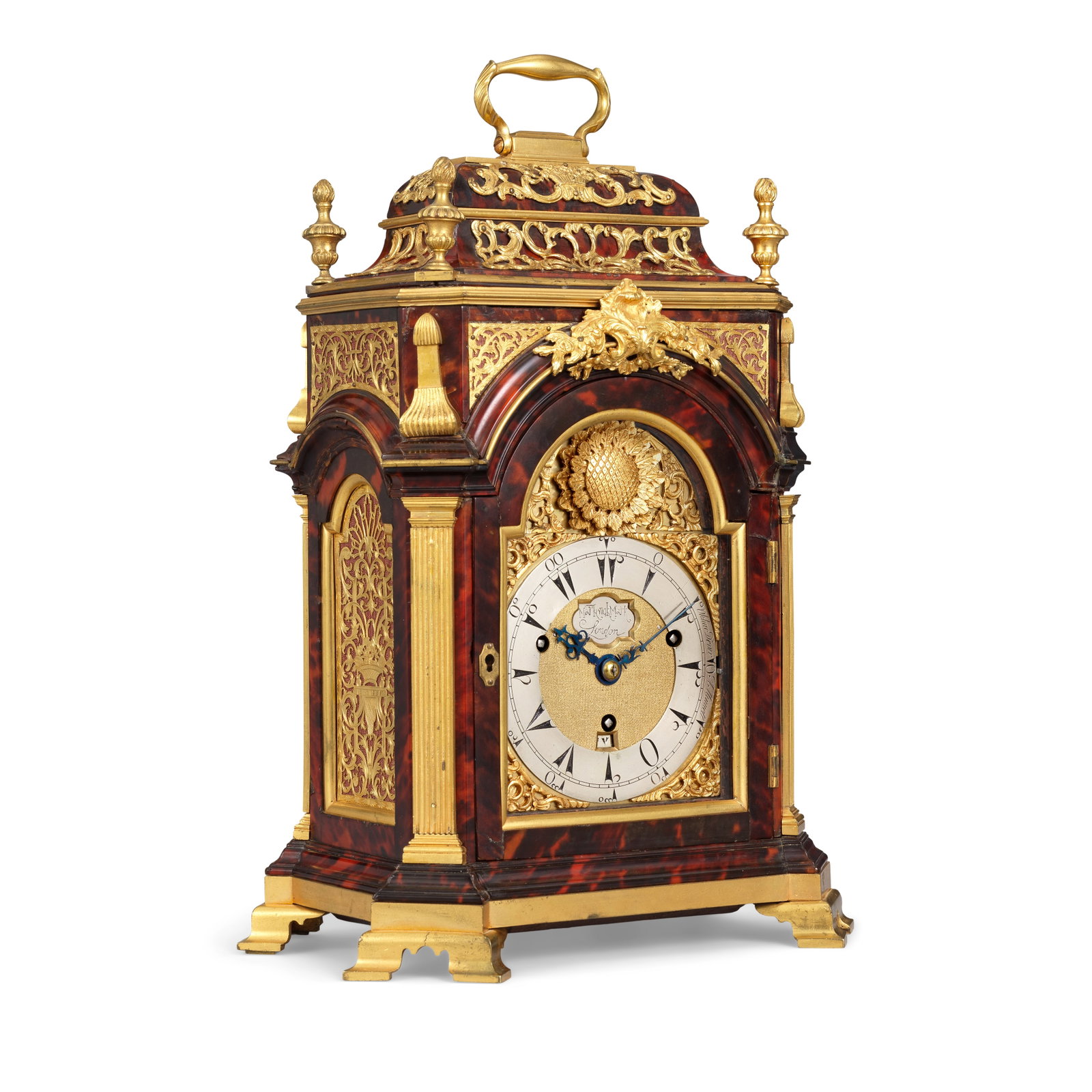 An exceptionally fine and rare mid 18th century English musical ormolu-mounted tortoiseshell tab... (1 of 1)