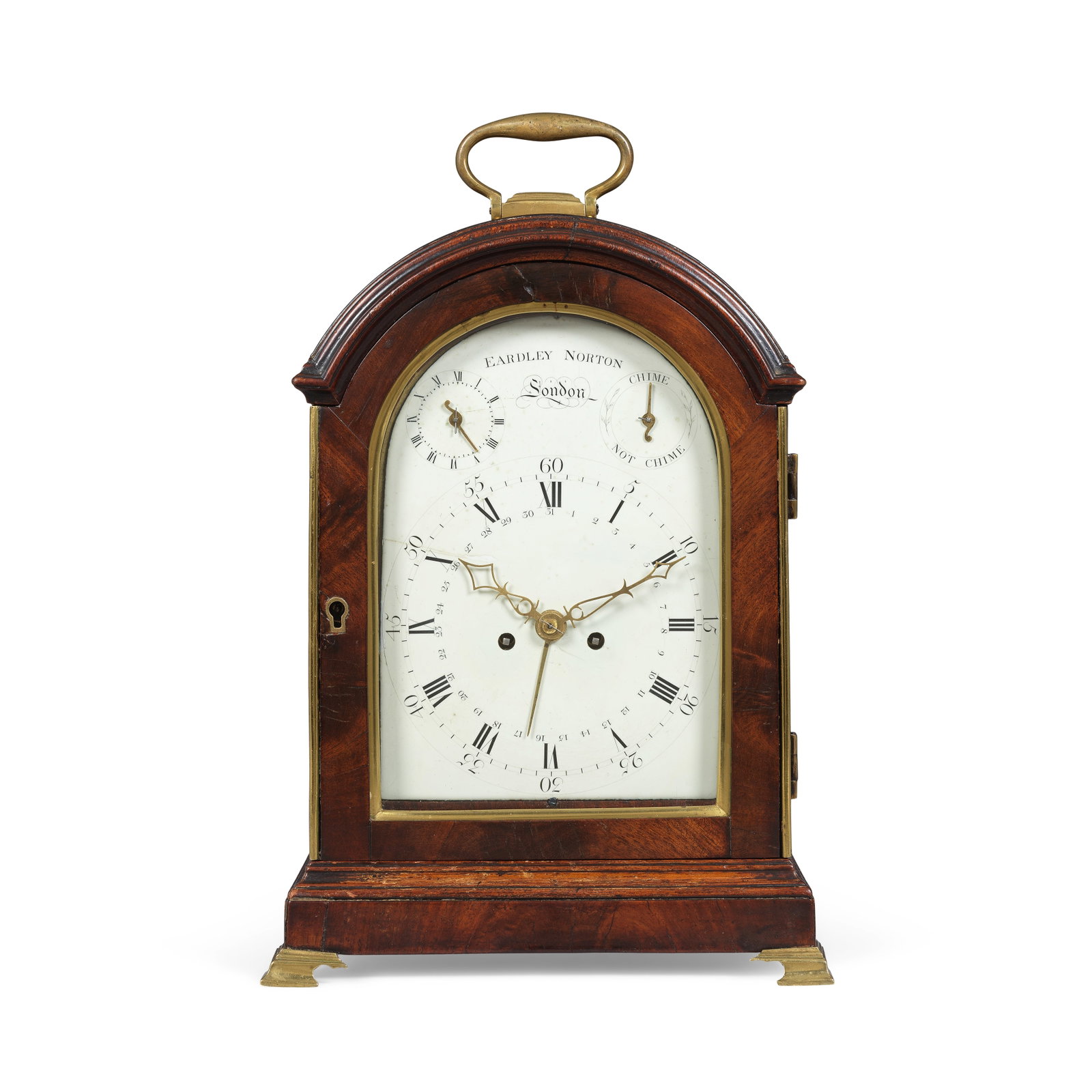 A possibly unique late 18th century mahogany musical table alarm clock Eardley Norton, London N... (1 of 1)