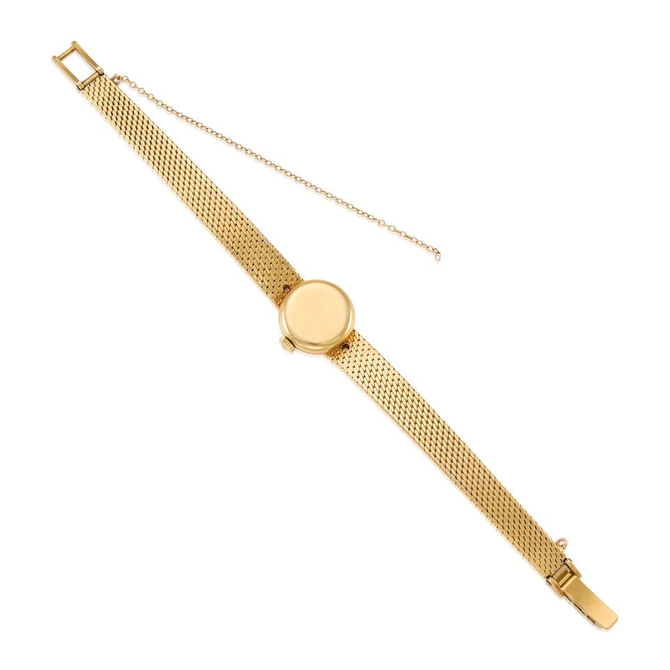 MOVADO: 18K YELLOW GOLD AND DIAMOND WRISTWATCH - 2