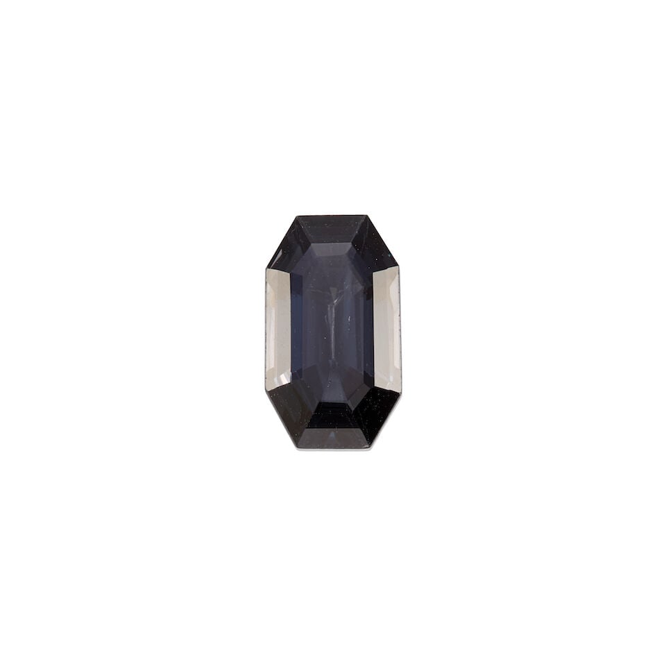 A LOOSE SPINEL WITH GIA REPORT: A LOOSE SPINEL WITH GIA REPORT • A loose octagonal shaped spinel weighing approximately 7.65 carats • Measures 15.50mm x 8.97mm x 6.14mm • Accompanied by a GIA Spinel Report number 5