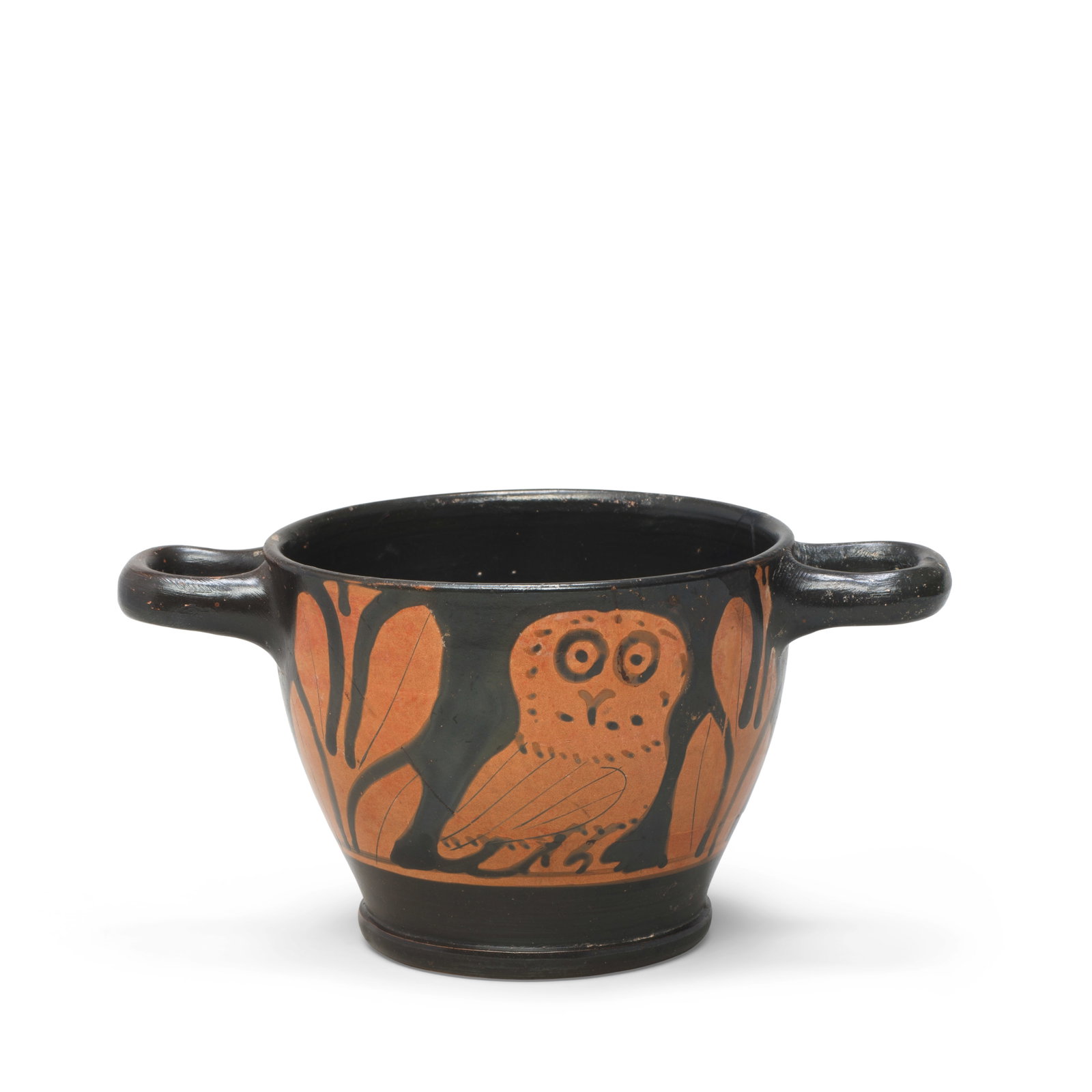 A Greek red-figure owl skyphos (1 of 1)