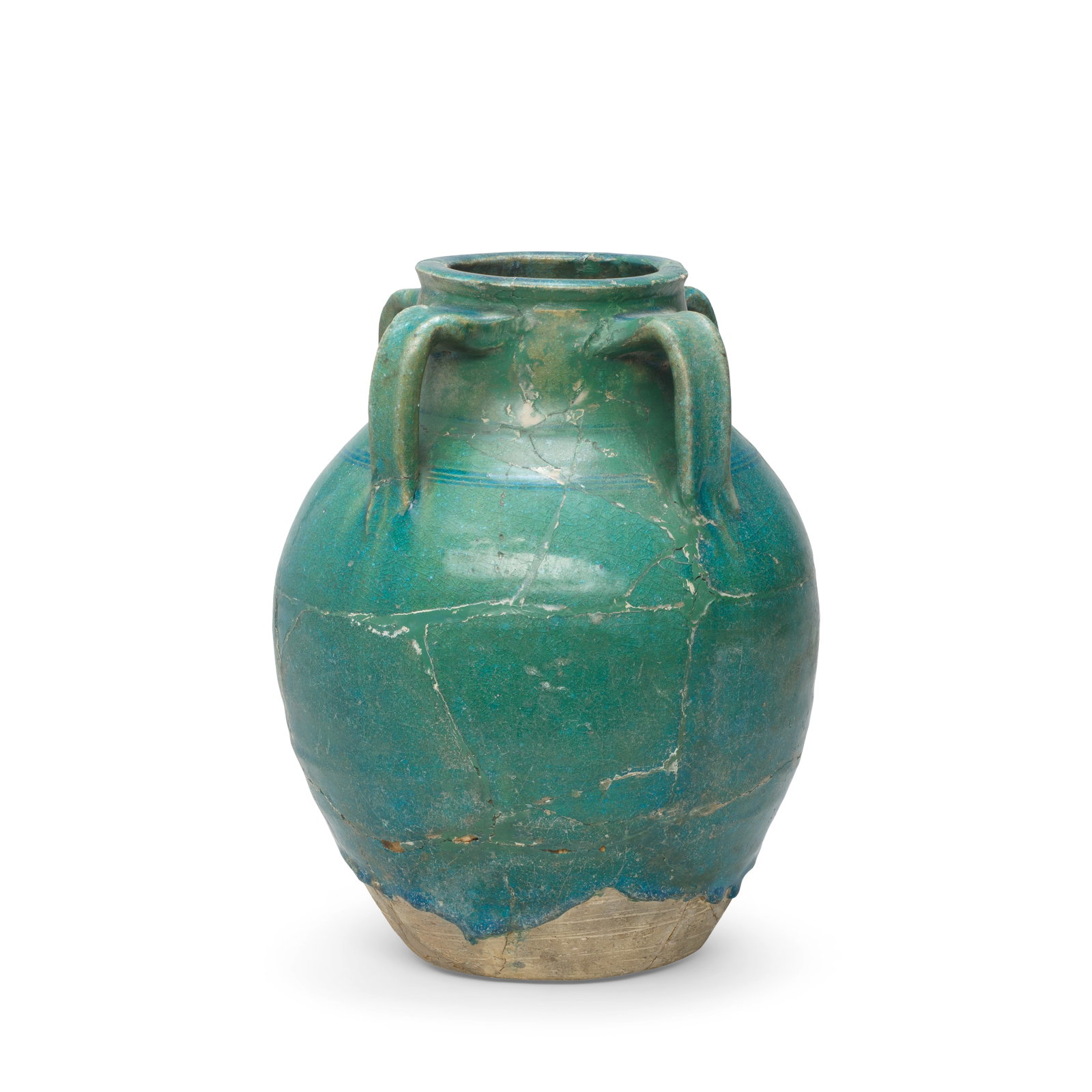 A monochrome pottery storage jar Persia or Mesopotamia, 9th - 11th Century (1 of 1)