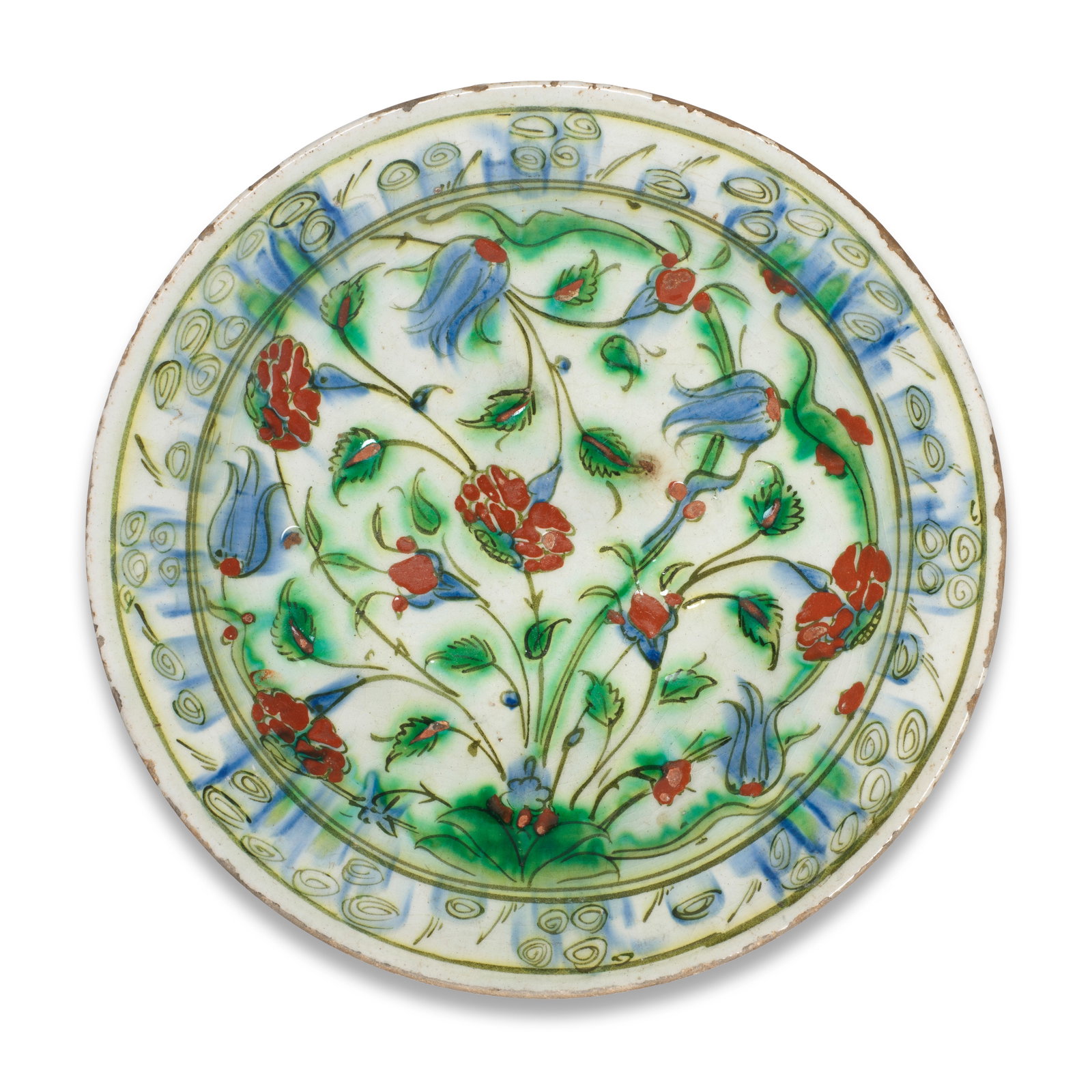 An Iznik pottery dish, Turkey, 17th Century (1 of 1)
