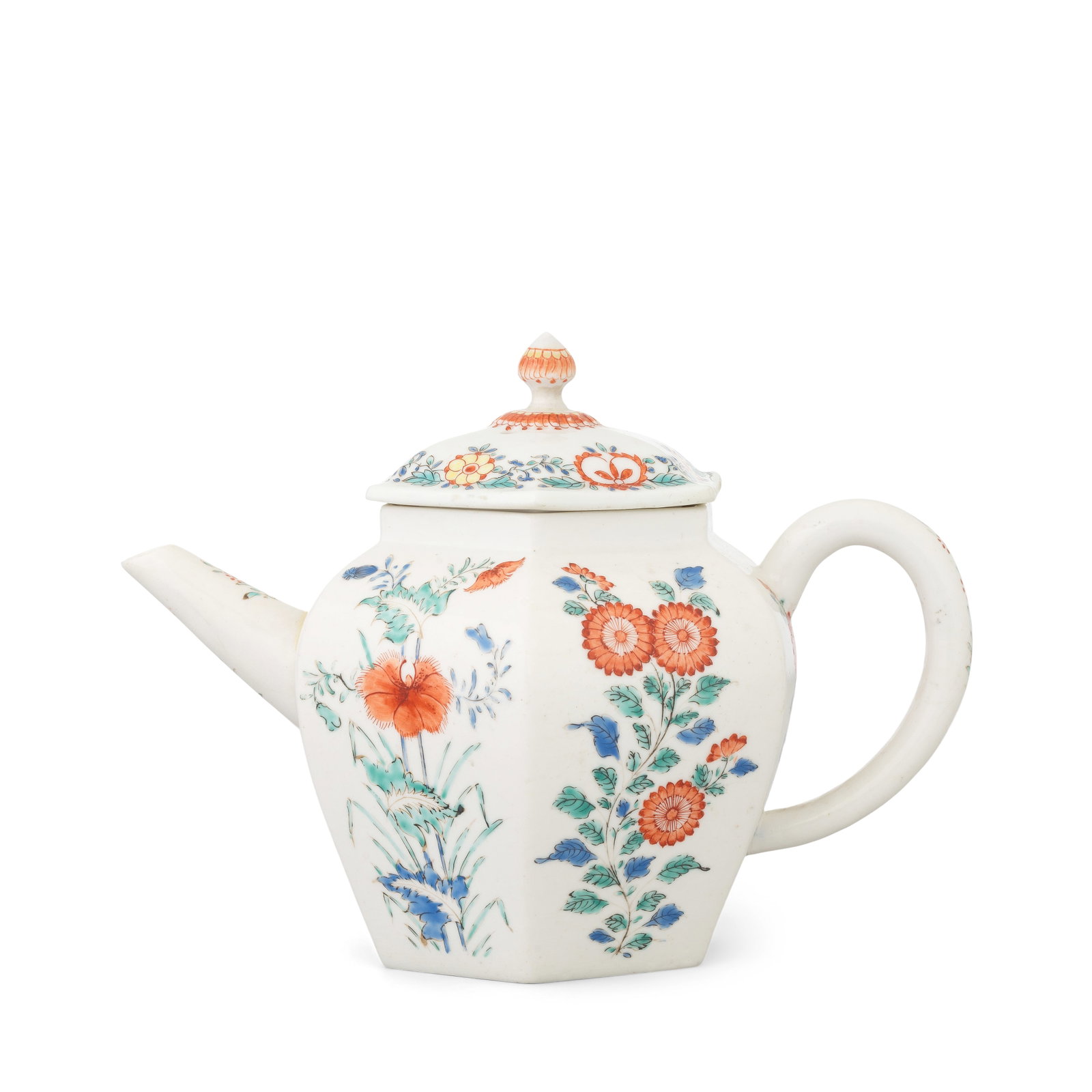 A Chelsea teapot and cover, circa 1750-52 (1 of 1)