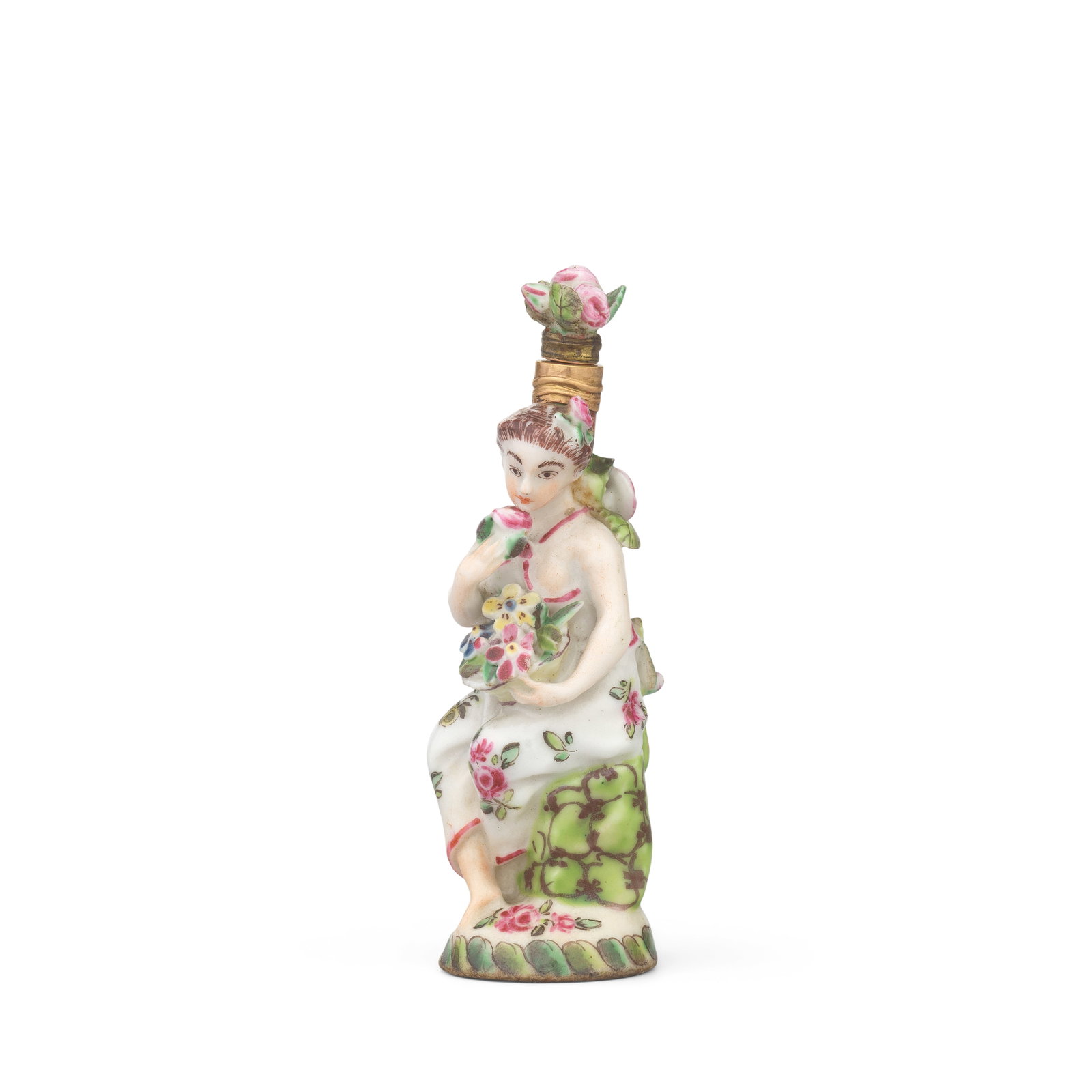 A St James's (Charles Gouyn) scent bottle and stopper, circa 1751-59 (1 of 1)