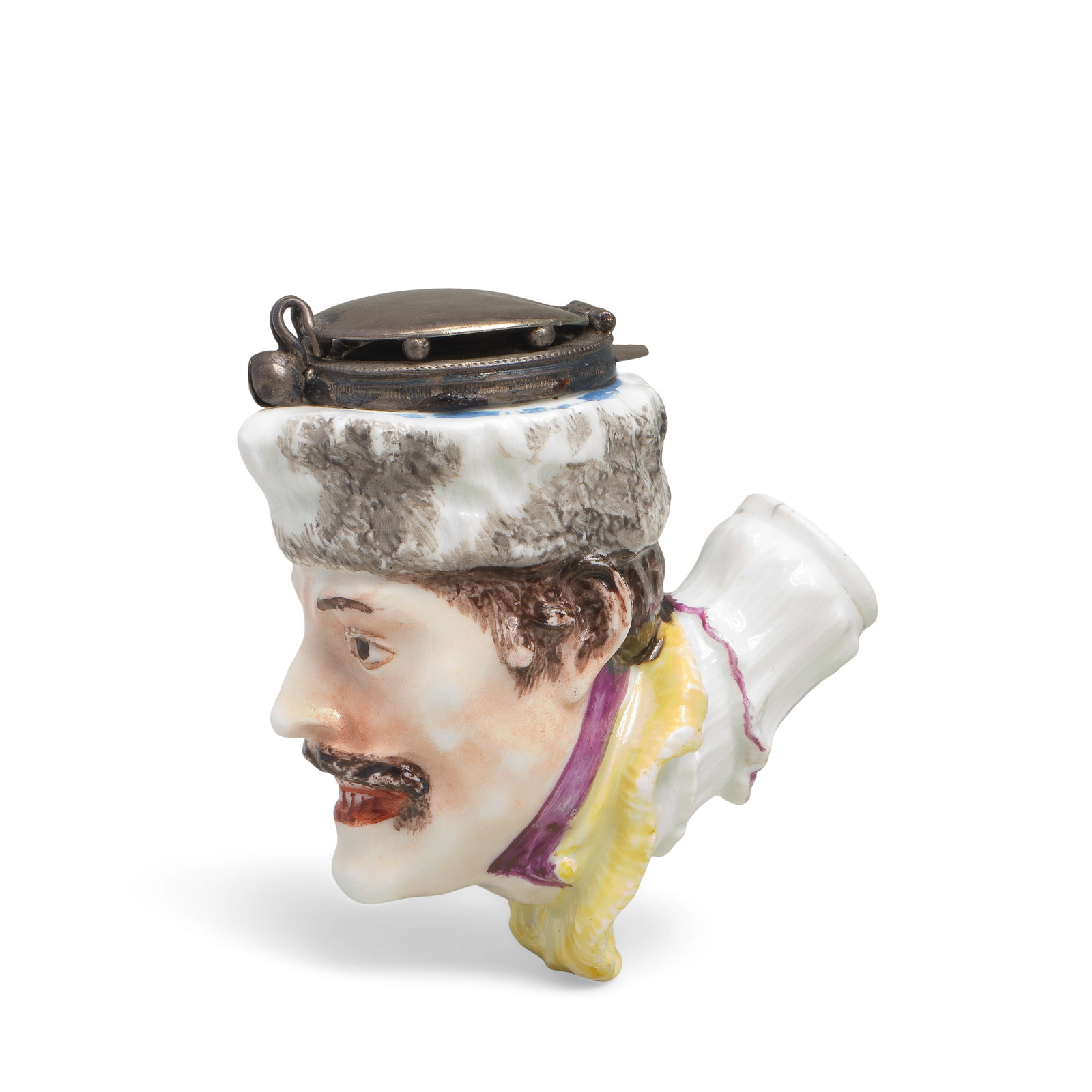 A Meissen pipe head, circa 1740-50 (1 of 1)