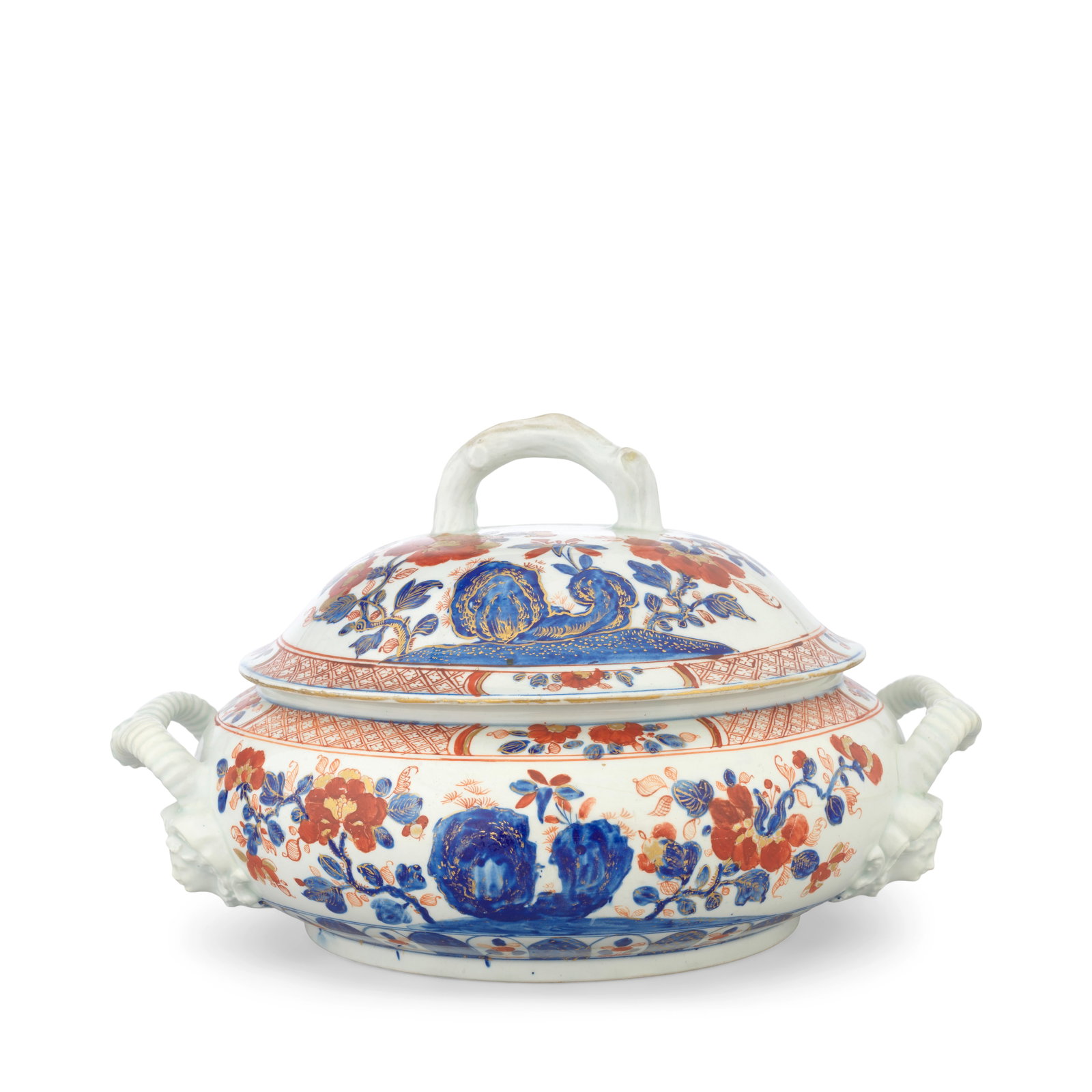A Bow tureen and cover, circa 1748-50 (1 of 1)