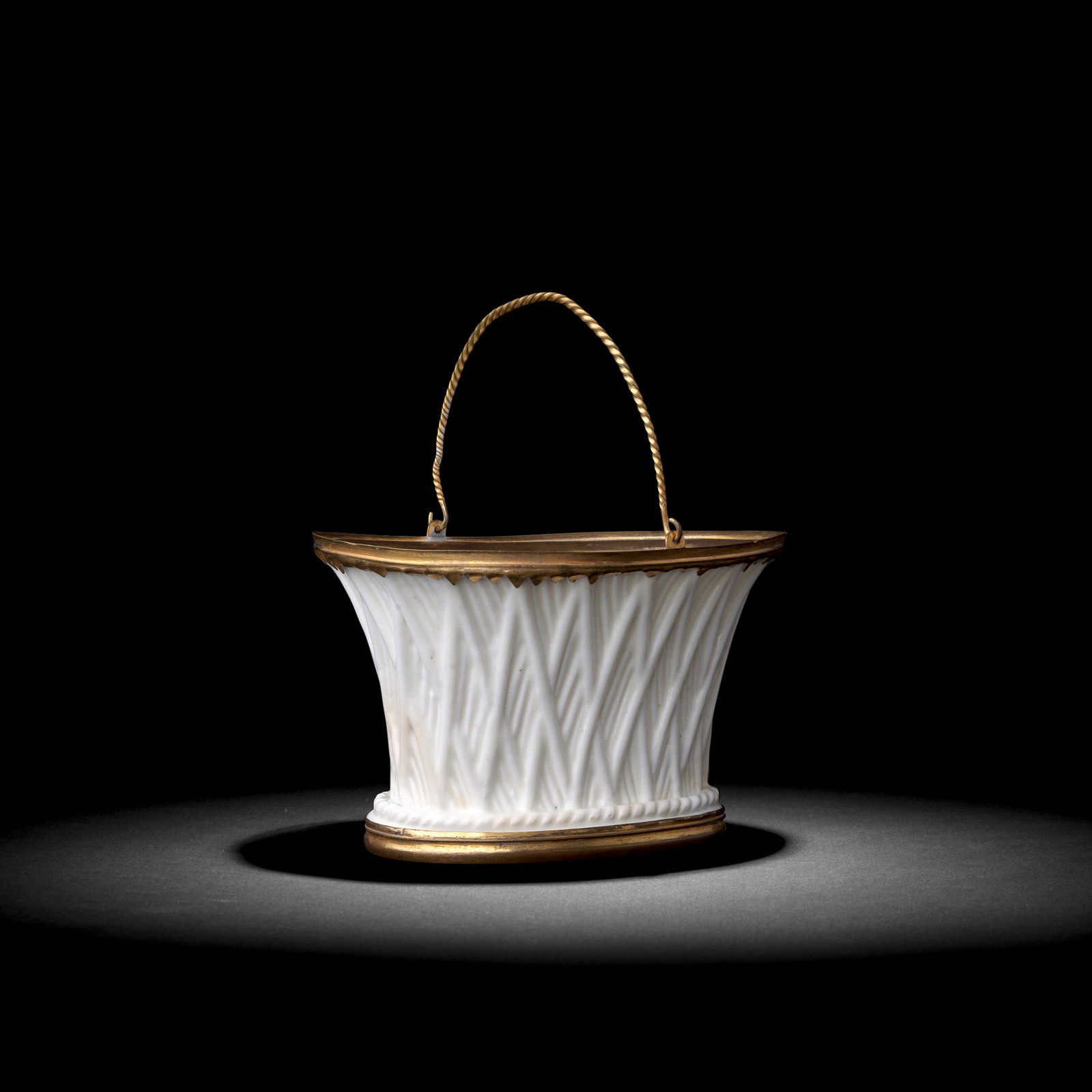 A Chelsea white basket, circa 1745-49 (1 of 1)