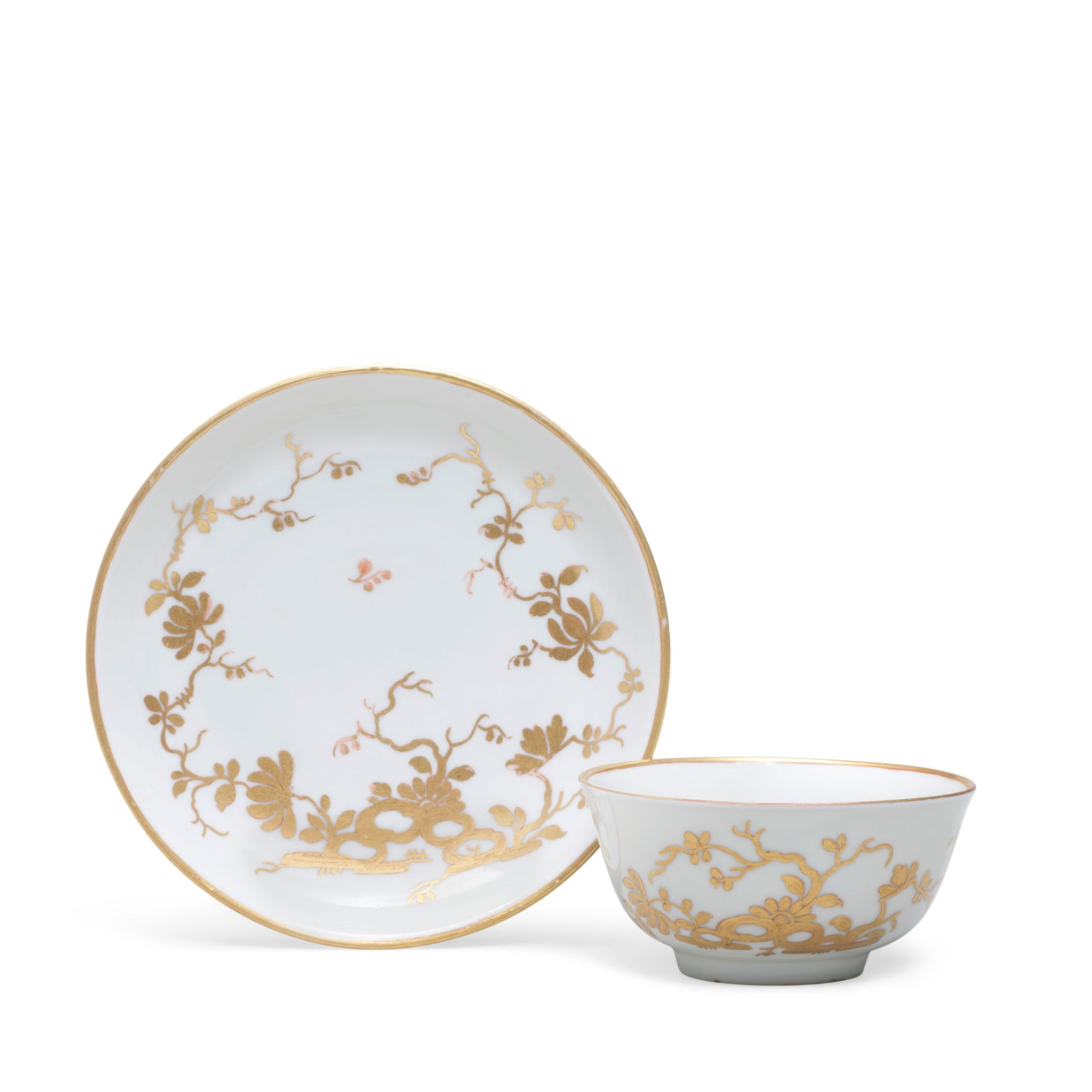 A Cozzi teabowl and saucer, circa 1775 (1 of 1)