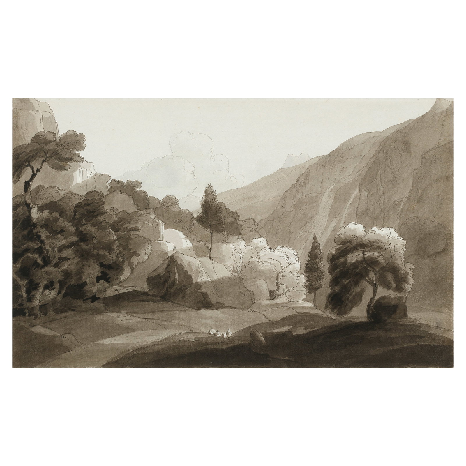 Francis Towne (Isleworth 1739-1816) 'Madonna San Giacomo in Chiavenna' (1 of 1)