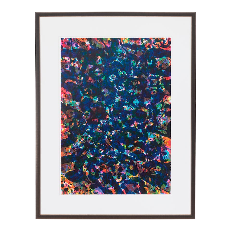 Sam Francis (1923-1994); Her Blue Deeps; - 2