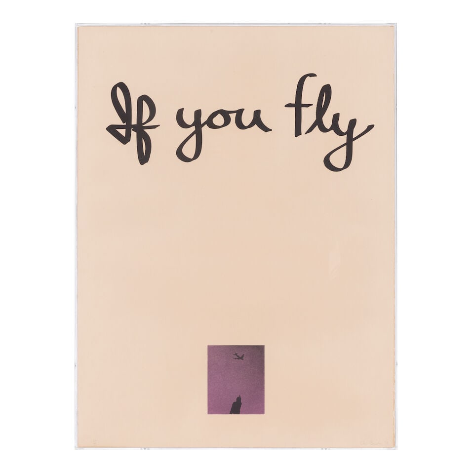 Chris Burden (1946-2015); If You Drive; If You Fly; (2) - 2