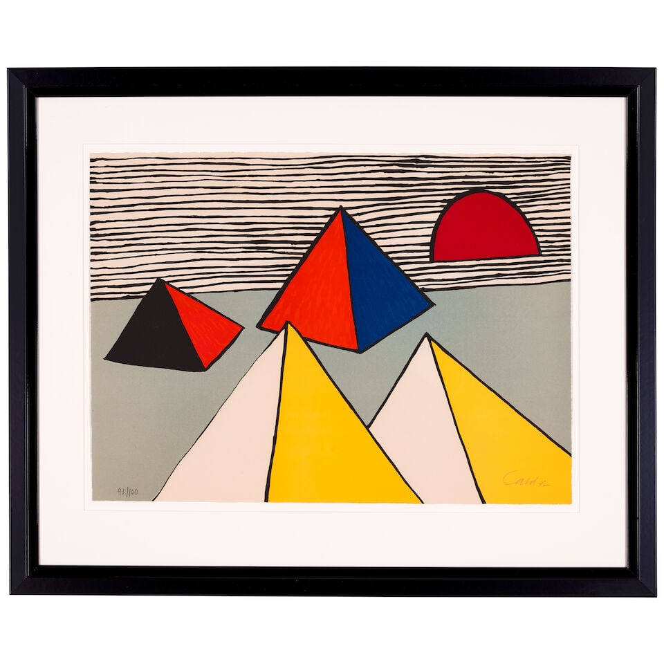 Alexander Calder (1898-1976); Pyramids at Dawn; - 2