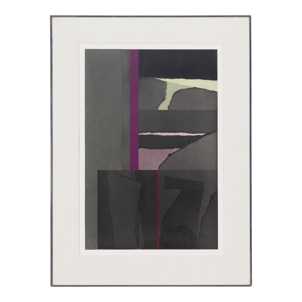 Louise Nevelson (1899-1988); Untitled I, from Aquatint and Collage; - 2