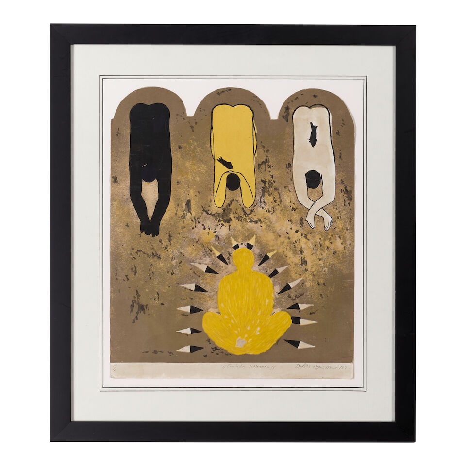 Belkis Ayón (1967-1999); Cuidado Sikaneka; Sin Título (Sikan con puntas negras); (2) - 3