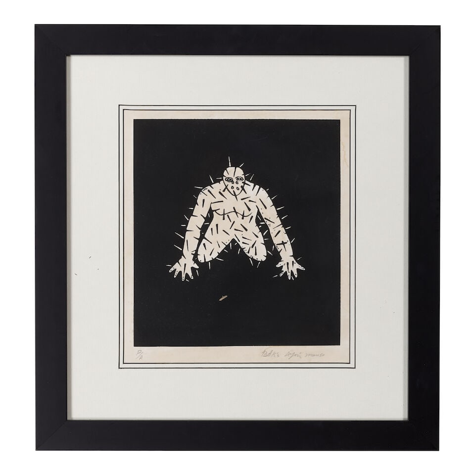 Belkis Ayón (1967-1999); Cuidado Sikaneka; Sin Título (Sikan con puntas negras); (2) - 4