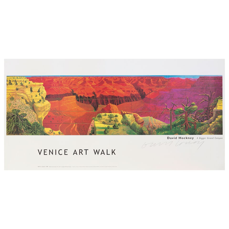 After David Hockney (1937-2026); Four Posters; - 4