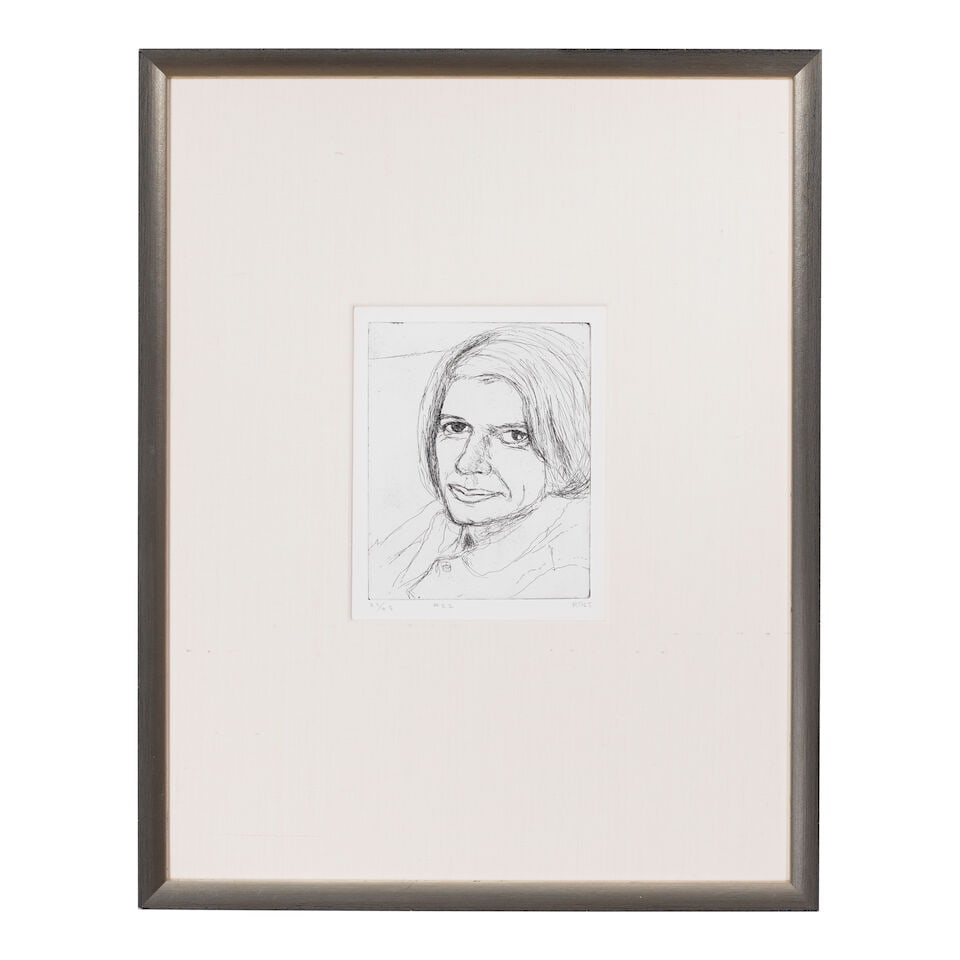 Richard Diebenkorn (1922-1993); #22 (Phyllis), from 41 Etchings Drypoints; - 2