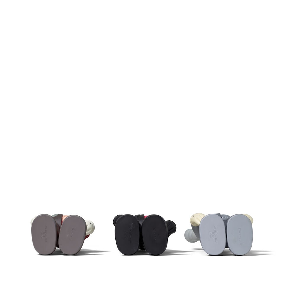 KAWS (born 1974); Companion (Original Fake) (Grey, Black, Brown); (3) - 3