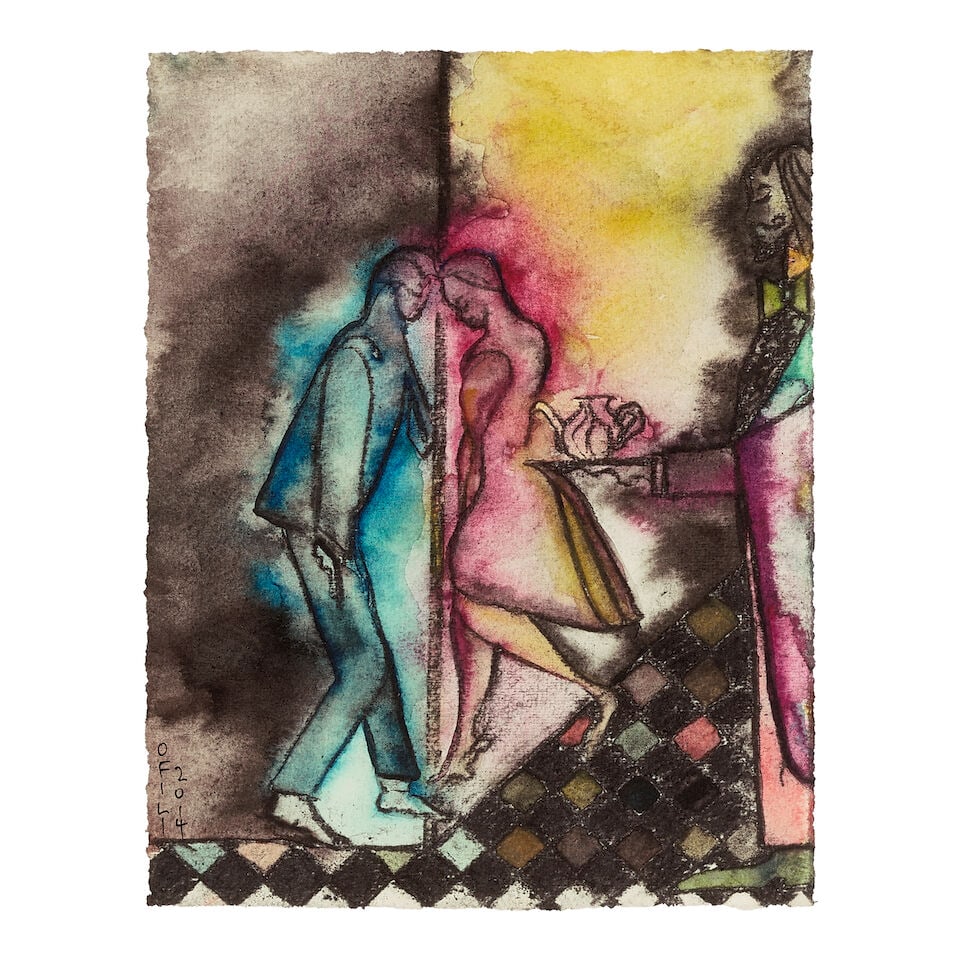 Chris Ofili (born 1968); Mali Memory (Tea Dance); - 3