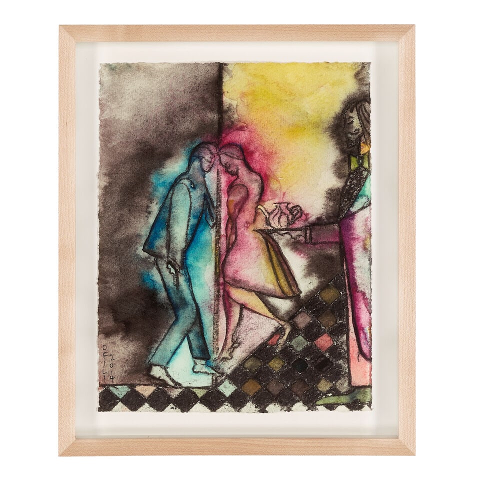 Chris Ofili (born 1968); Mali Memory (Tea Dance); - 4