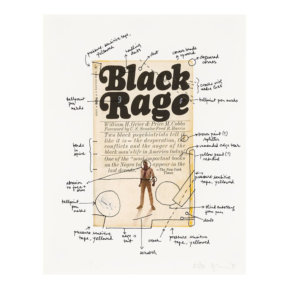 Glenn Ligon (born 1960); Black Rage; - 3