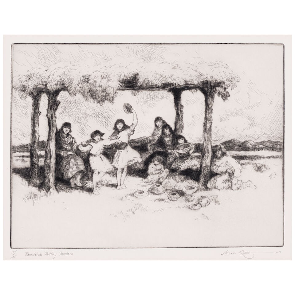 Gene Kloss (1903-1996); A Group of 4 Etchings; - 4