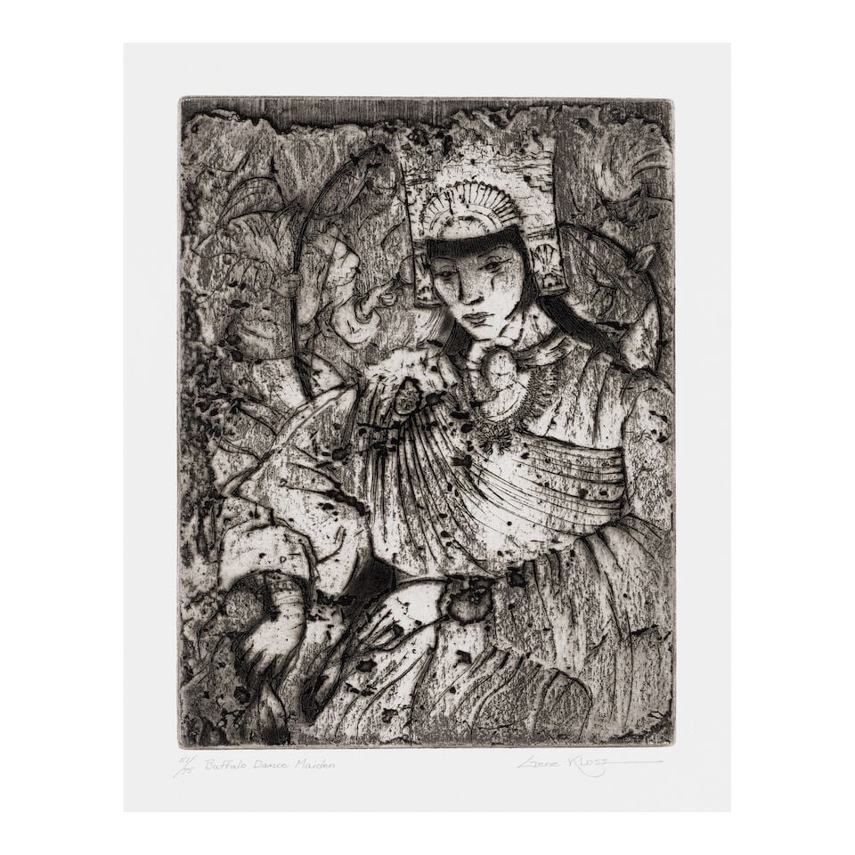 Gene Kloss (1903-1996); Four Etchings of Dancers; - 3