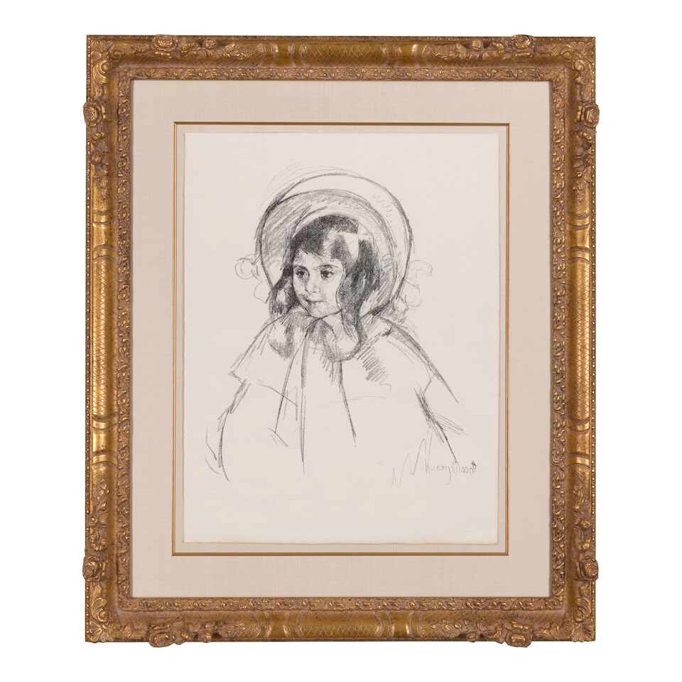 Mary Cassatt (1844-1926); Sara Wearing Her Bonnet and Coat; - 2