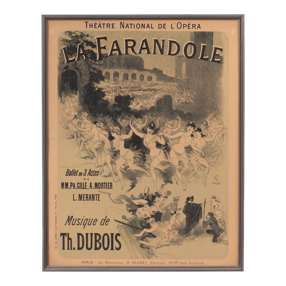 Jules Chéret (1836-1932); La Farandole (The Farandole); - 2