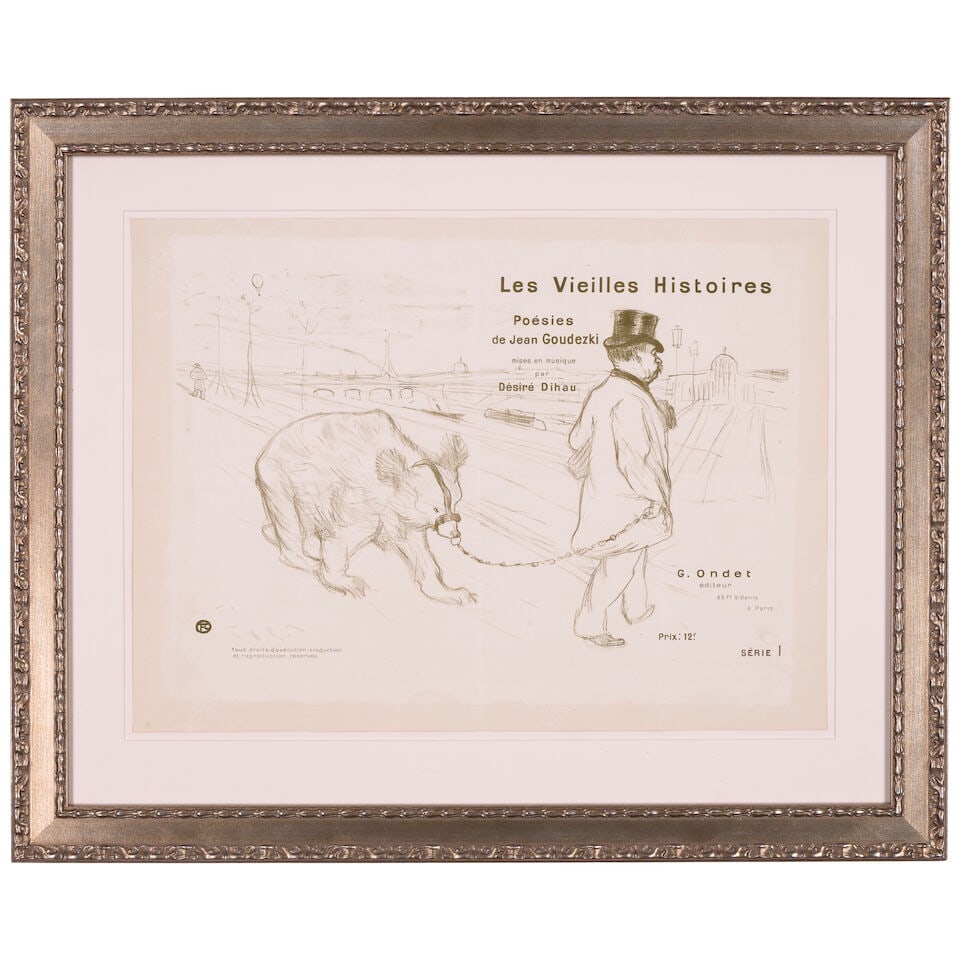 Henri de Toulouse-Lautrec (1864-1901); La Couverture, from Les Vieilles Histoires (The Cover, fr... - 2