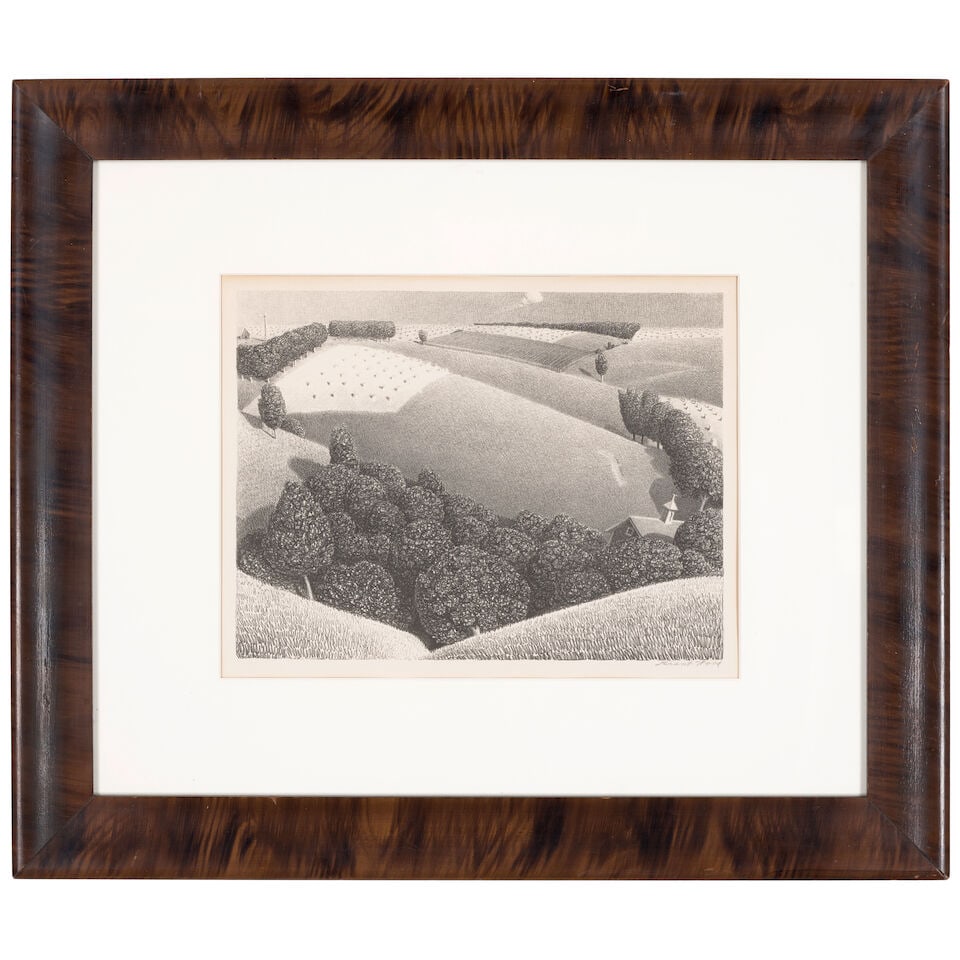 Grant Wood (1891-1942); July Fifteenth; - 2