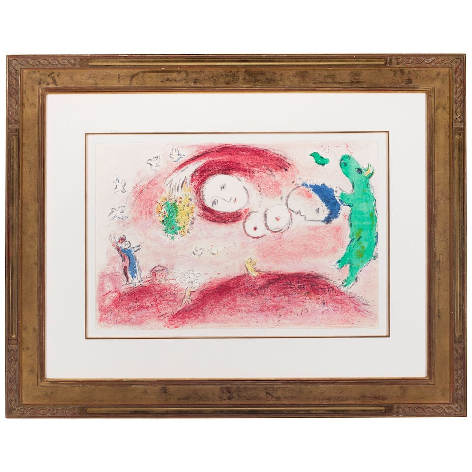Marc Chagall (1887-1985); Printemps au pré (Springtime in the Meadow), from Daphnis et Chlo... - 2