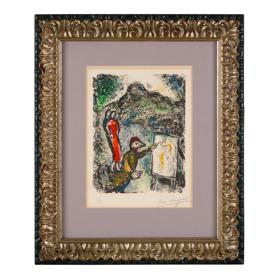 Marc Chagall (1887-1985); Devant St-Jeannet (In Front of St. Jeannet); - 2