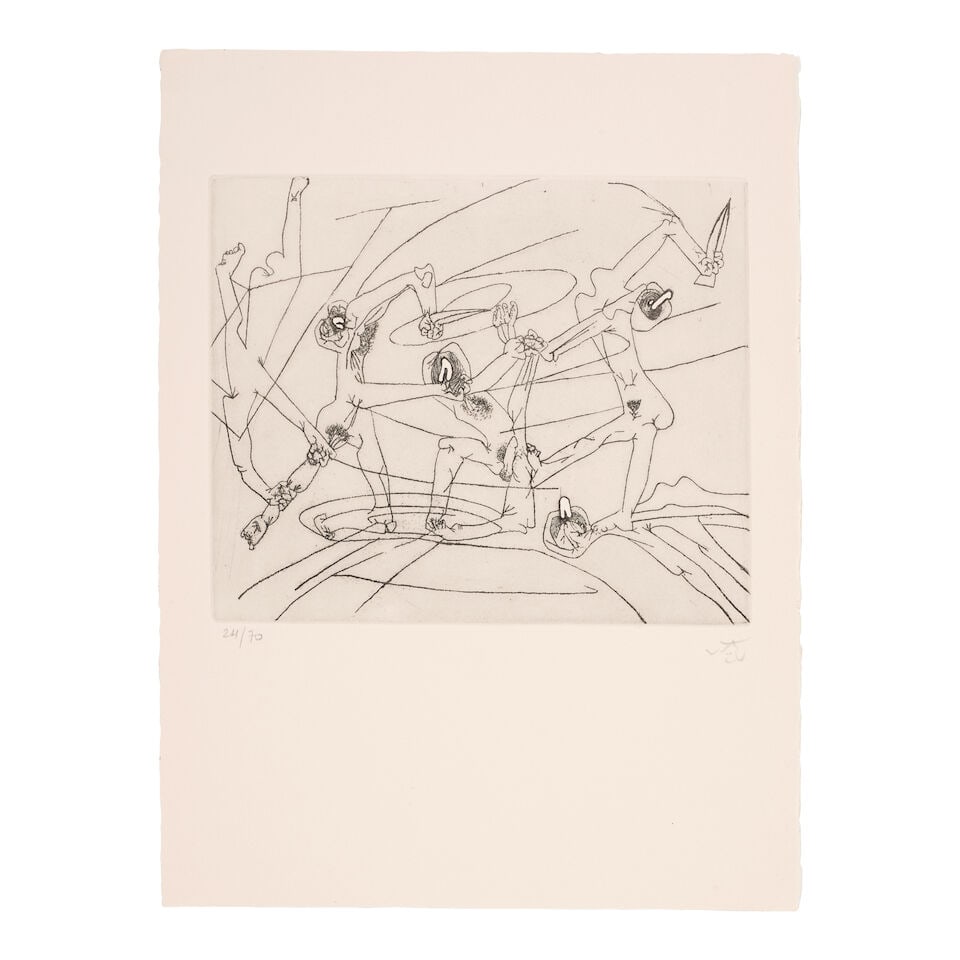 Roberto Matta (1911-2002); The New School; - 6