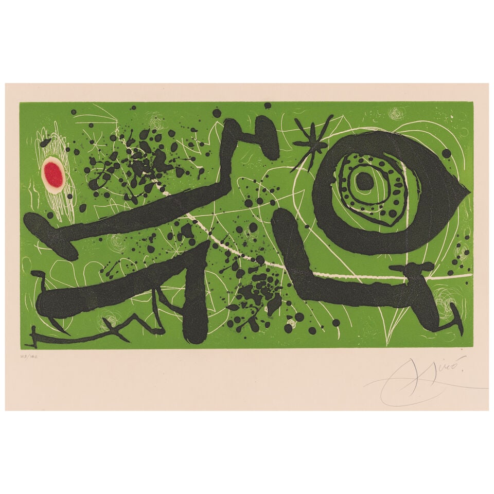 Joan Miró (1893-1983); One plate, from Picasso i els Reventós (Picasso and the Revent&... (1 of 1)